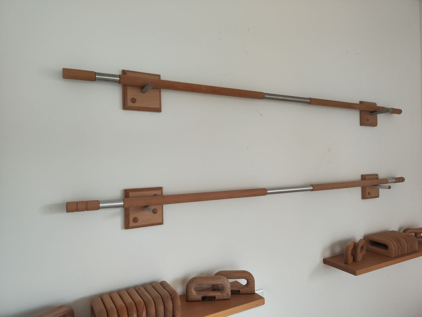 Wandhalterung für Wooden Pole Stahl (Paar)