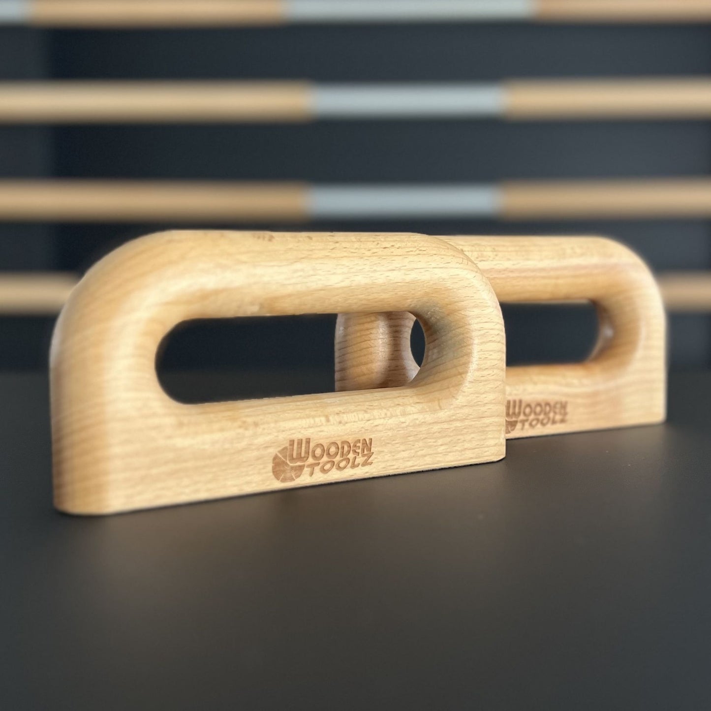 Perfect Push-Up Grips - Natural Lasered