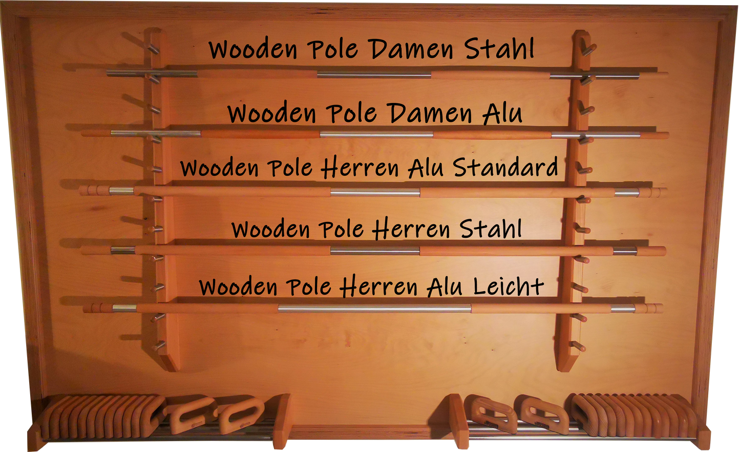 Wooden Pole Damen Stahl